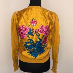 Forever 21 Cardigan with Floral Detail